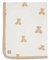 Jollein 513-522-66095 Kinderdecke mit Teddyfell Teddybär weiß (100x150 cm)