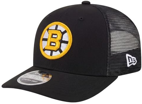 New Era Boston Bruins 9Seventy Stretch-Snap NHL Trucker Cap Schwarz - One-Size