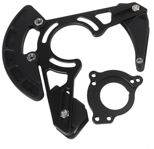 Zilimontt Guide de chaîne en alliage d'aluminium pour vélo 32T-38T pour 1 plateau de chaîne, support ISCG03 ISCG05 compatible avec plaque arrière CNC AL7075,