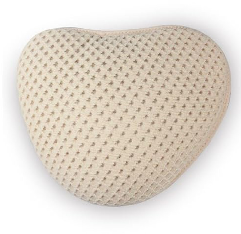 Amningsinlägg Av Gräsfrö, Andningsbart Falskt Bröst For Sport, Bröstförstärkare Silikonfri(Right,3X-Large)