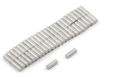 First4magnets SP0103DM-50 Durchmesser Dicker diametral magnetisierter N42-Neodym-Magnet (50 St-Packung), 1mm Dia x 3mm Thick, Stück