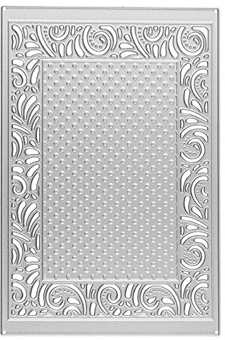 Ideen mit Herz Plantilla de repujado y troquelado, fondo 1, 13,6 cm x 9,4 cm, apta para máquinas de troquelado y troquelado populares, plantilla para hacer tarjetas de felicitación, inserciones