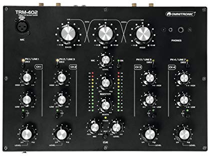 Omnitronic 10355930 4-Channel Analog Rotary Mixer