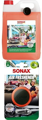 SONAX ScheibenReiniger gebrauchsfertig Havana Love (5 Liter) Art-Nr. 03935000 Air Freshener Havana Love (1 Stück) Art-Nr. 03680410