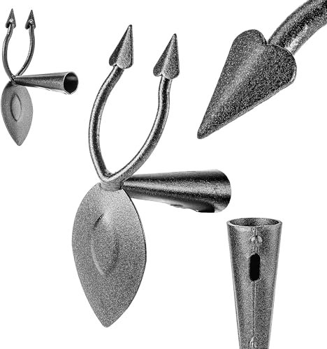 KADAX Doppia zappa in acciaio al carbonio, zappa combinata per ventilare e allentare il terreno, accessori da giardino per allentare e diserbare, attrezzi da giardino senza manico