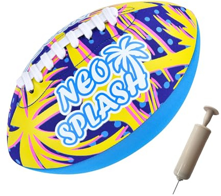 NEO-SPLASH Palle amatoriali da Football americano 9 inch Neoprene Beach Ball (AAB, 9 Inch)