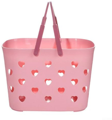 Effektiv hemorganisation med plast för schampo, kroppstvätt och rengöringsmedel (rosa)