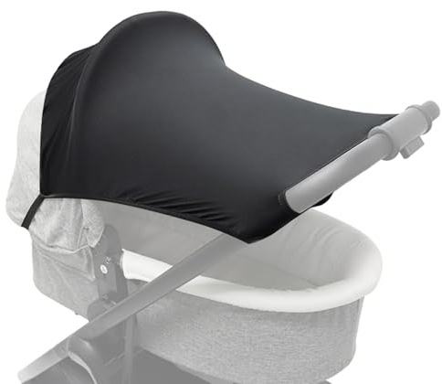 Parasole per passeggino – Cotone | Estensore Ombra Opaco | Tenda di protezione UV traspirante per bambino Passeggiata Passeggiata All'aperto e Lavoro Quotidiano
