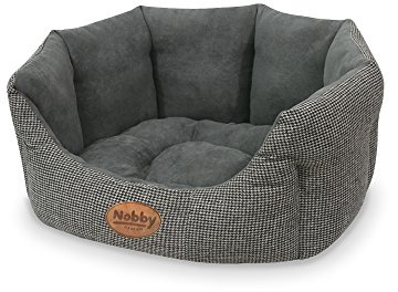 Nobby 70758 Komfortbett oval Josi, grau, 55 x 50 x 21 cm