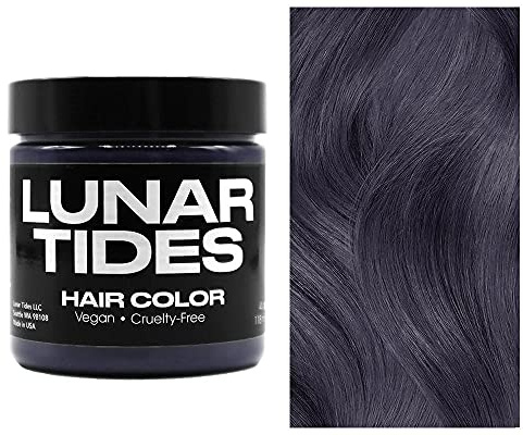 Slate Grey, semi permanent hair dye grey - 118 ml - Lunar Tides