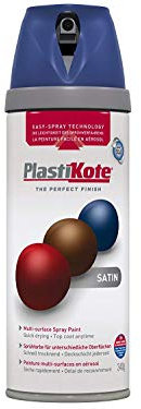 2X400ml Premium Spray Paint Satin - Night Navy