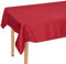 Laneetal Tischdecke Abwaschbar Ornamente Damast Seidenglanz Tischtuch Rechteckig 130x220 cm, Dunkelrot – Wasser- & Schmutzabweisende Tafeldecke aus Polyester, Ideal für Küche und Wohnzimmer