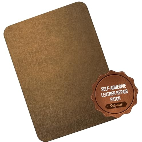 Toppa per riparazione in pelle MastaPlasta Original - Bronzo 28cm x 20cm. Qualità per tappezzeria. Il tuo kit di riparazione facile e veloce per divani, sedili auto e fai da te