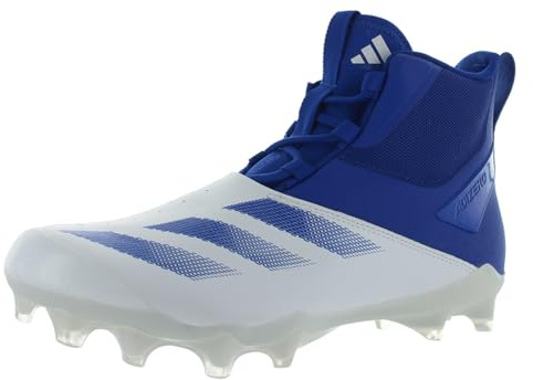 Adidas Adizero Chaos Lineman - Men's (IF5120, White/White/Team Royal Blue) Size 11.5