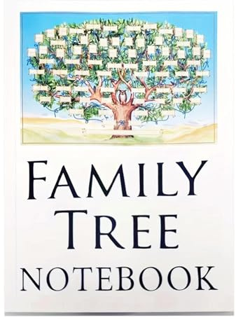 Gráfico 'árbol genealógico para compilar – Libro organizador 'árbol genealógico, diario con gráfico 'árbol genealógico para generaciones |