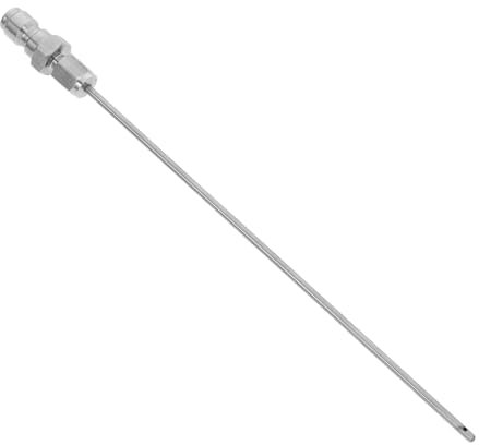 Gatuida Buse De Nettoyage À Aiguille Haute Pression Buse De Pulvérisation Lavage À Haute Pression Aiguille De Rinçage De Rinçage Acier Inoxydable Argenté