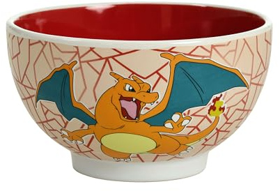 Elbenwald Bol à céréales - Différents motifs - 600 ml - Céramique (Pokémon - Dracauf)