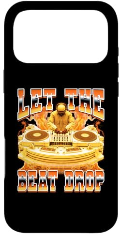 Carcasa para iPhone 17 Pro MAX DJ Discjockey Disc Jockey Tocadiscos 90s Let The Beat Drop