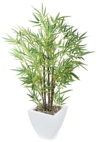 Closer2Nature 3ft 6in Artificial Fountain Bamboo Tree - Lifelike Faux Plant for Indoor & Outdoor Home Decor, Office Decoration, Low Maintenance Greenery