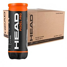 Head Pro Caja de cartón de Padel 24 Tubos 3 Bolas