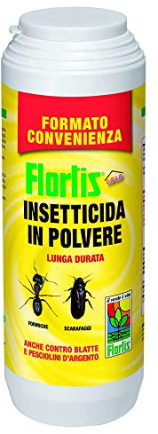 Flortis INSETTICIDA Contro SCARAFAGGI E FORMICHE in Polvere 1KG