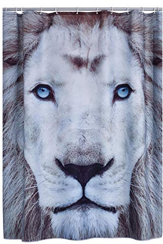 RIDDER Duschvorhang Textil Lion Multicolor 180x200 cm