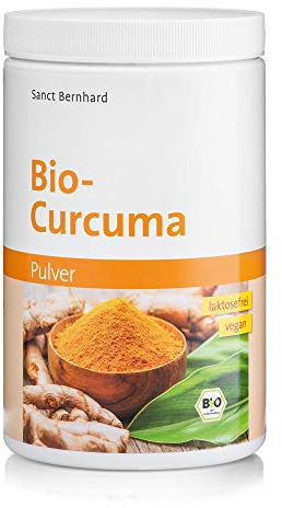 Sanct Bernhard Bio-Curcuma-Pulver, 100% naturrein, Inhalt 500 g
