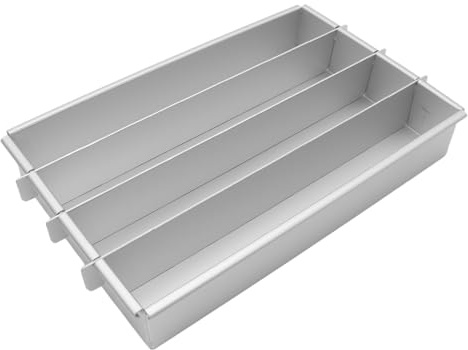 Nicear Rektangulär tårtform 10 X 6 tums tårtform rörliga fyrkanter brickor rektangulär form för bröllopsfödelsedag jul Kommersiell vikt anodiserad aluminium