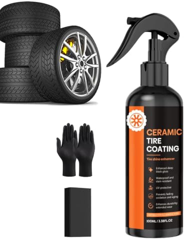 Spray abrillantador de neumáticos - Apósito impermeable para neumáticos de