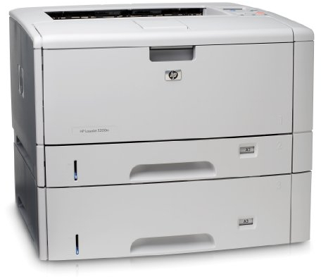 HP LaserJet 5200TN Mono Laserdrucker (A3, Drucker, Ethernet, USB, 1200x1200)