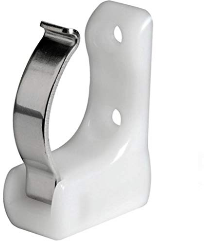 Spring clip for boat hook