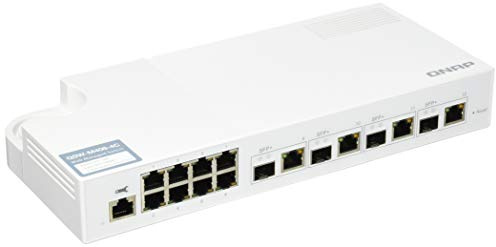 QNAP QSW-M408-4C 10GbE Managed Switch, with 4-Port 10GbE SFP+/RJ45 Combo and 8-Port Gigabit