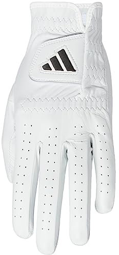adidas Mens Gloves Leather Gl 23, White/Black, HT6808, LL
