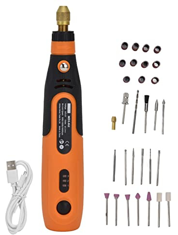 HiLDa Rotary Tools Kit, ABS, Elektrisk Slipmaskin Carving Pen Mini Sladdlös Borr Med Variabel Hastighet 3,6V