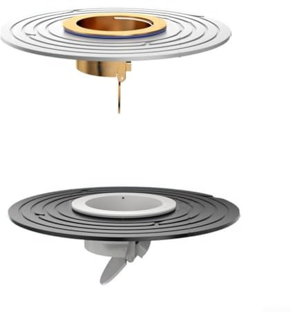 Preventore di riflusso dello scarico del pavimento della doccia, valvola di scarico del nucleo fognario, tappo anti-odore in silicone per scarico del pavimento del lavandino del pavimento (nucleo in