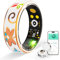 HPLSZCN Smart Ring Women, Size First - Fitness Tracker - Sleep Tracking Wearable - Heart Rate, IP68 Waterproof Smart Rings for Android & iOS (13# 22.2mm)