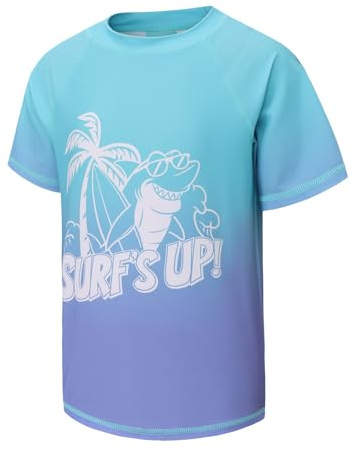 Aisyee UV Shirt Kinder Badeshirt Jungen Schwimmshirt 146 152/11-12 Jahre