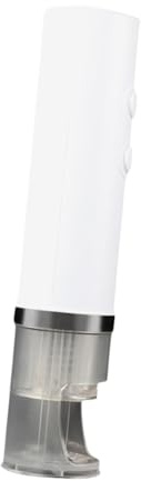 Folpus Schiaccianoci Elettrico, Aprinoci Automatico con Ricarica USB, Design Antispruzzo e Facile da Pulire, Strumento di Apertura Portatile per Pinoli, Noci Pecan, Mandorle, 5 x 23,7 Cm, Bianco