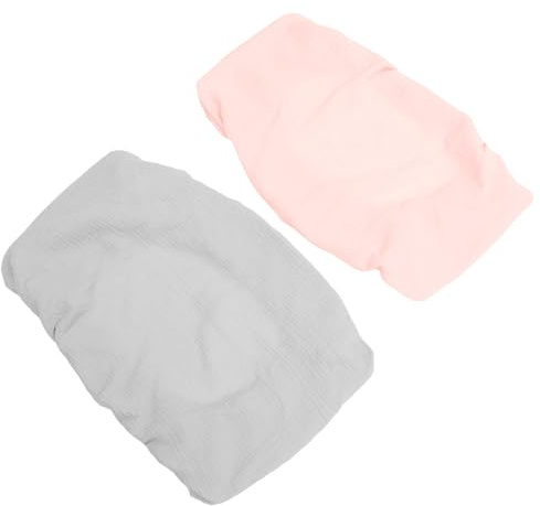 Toddmomy Copri Fasciatoio 2 Pezzi Lavabile in Cotone Traspirante, Lenzuolo Elastico per Cambio Pannolino Ragazzo Ragazza, Fodera Rimovibile per Fasciatoio Unisex, Adatto per Uso Quotidiano