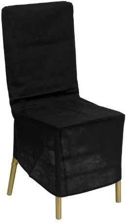 Flash Furniture Black Fabric Chiavari Chair Storage Cover