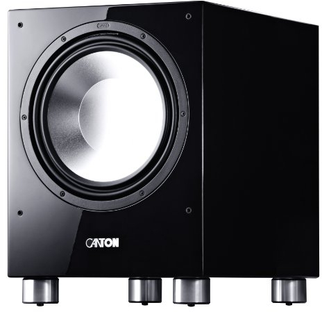 Canton Sub 1200 R Aktives Subwoofersystem (500/750 Watt, 1-er Stück) hochglanz-schwarz