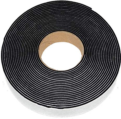 Neoprene sponge rubber self adhesive strip 20mm wide x 3mm thick x 10m long - weather, noise seal