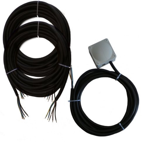 Montageset für Multisplit-Klimaanlagen | 3x4,0mm² 1Phasig | 2x IG