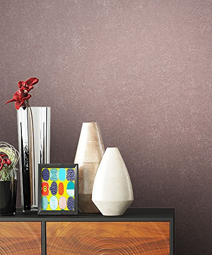 NEWROOM Papel pintado efecto piedra marron vellóntapete hermoso diseño moderno 3d mirada, incluyendo papel tapiz guía