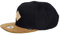 Djinns Light Canvas 6 Panel Snapback Cap mit exklusivem Capspin Anstecker One Size verstellbar in Schwarz