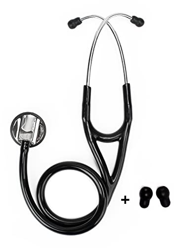 eSteth Cardio Stethoscope, Single head, Black