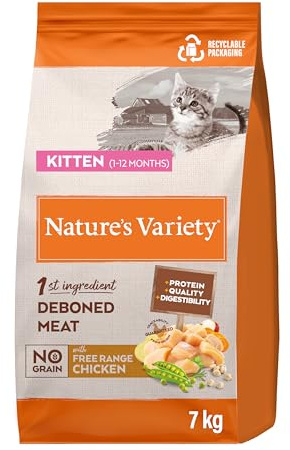 Nature's Variety Selected, Cibo per Gattino con Pollo Disossato, 7 kg