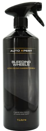 Star Brite Auto Xpert Bleeding Wheels | 1 Litre | Fast Acting Alloy Wheel Cleaner | Extreme Iron Contamination Fallout Remover | pH Neutral | Easy To Use