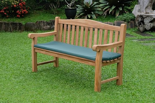 Emporium Furniture Garden Bench Outdoor Wooden Extra Thick Oxford Bench Balcony Patio Furniture 100% Solid Teak Wood Benches for Parks & Garden (150 X 65 X 92 (W X D X H))