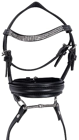 HKM Cuddle Pony Trense Schwarz Einheitsgröße